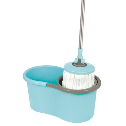 Esfregão Mop com Balde Limpeza Prática Mor 8298