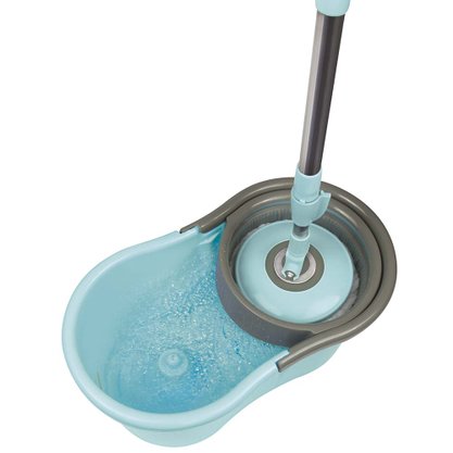 Esfregão Mop com Balde Limpeza Prática Mor 8298