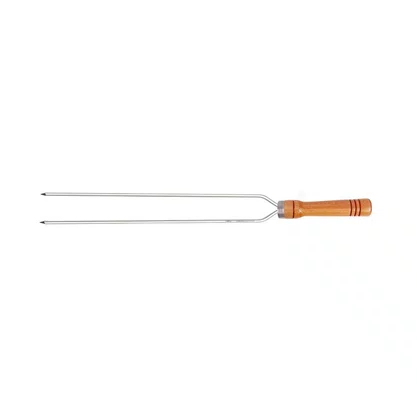 Espeto Duplo Aluminio 80cm Mor