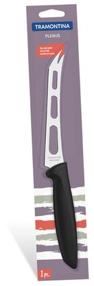 Faca para Queijo Plenus Lâmina em Aço Inox e Cabo Preto Tramontina 6" 23429106