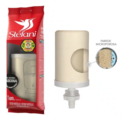 Filtro De Barro São João Tradicional - Stéfani 6 Litros Cor Marrom + boia