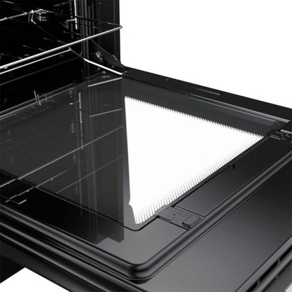 Fogão a Gás 4Q Decorato Vetro Inox com Mesa Vidro Mueller