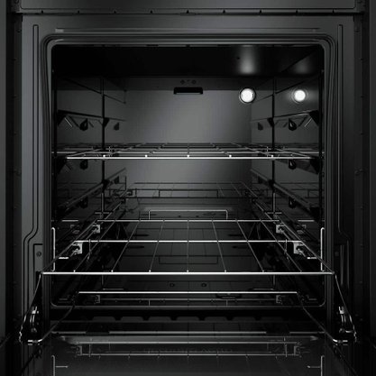 Fogão a Gás 4Q Decorato Vetro Inox com Mesa Vidro Mueller
