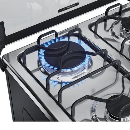 Fogão a Gás 4Q Magister Preto 1610 Dako