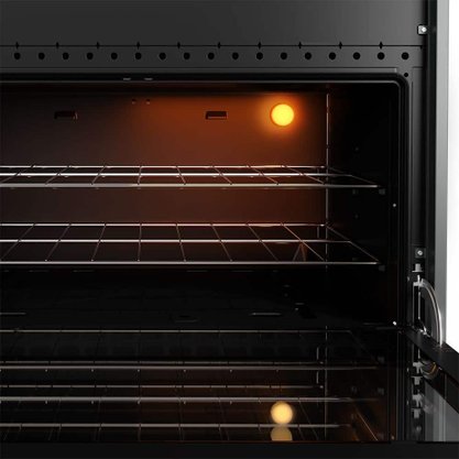 Fogão a Gás 5Q Piacere Vetro com Mesa Vidro MFV5BF Titânio Mueller