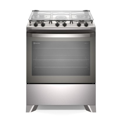 Fogão á Gás Efficient Mesa Inox 5 Queimadores Electrolux FE5IC