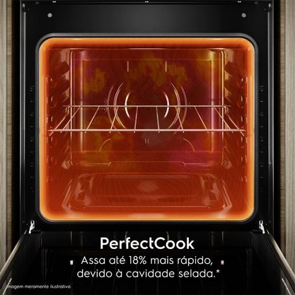 Fogão á Gás Efficient Mesa Inox 5 Queimadores Electrolux FE5IC