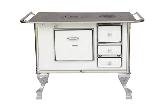 Fogão a Lenha NR 2 Branco Esquerdo Maestro