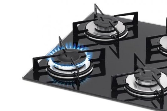 Fogão Cooktop Vidro Temperado 4Bocas Preto 1519-5713 Fischer