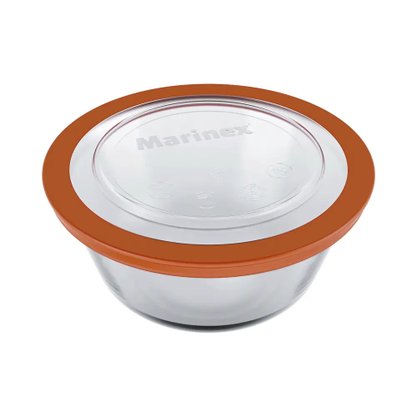 Forma Redonda com Tampa Marinex 1,2 Litros 6313.01