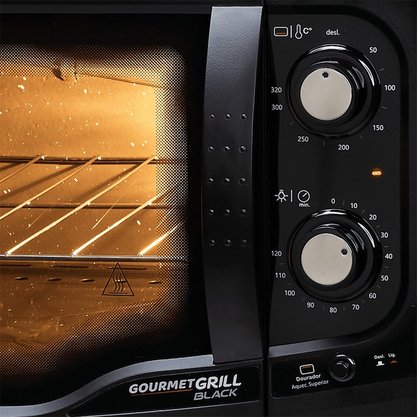 Forno Elétrico de Bancada Gourmet Grill Black Fischer 44 litros