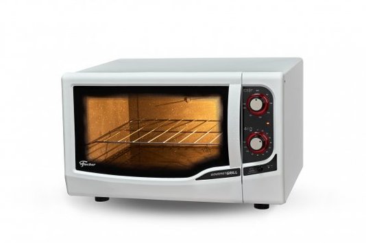 Forno Elétrico de Bancada Gourmet Grill Branco Fischer 44 litros