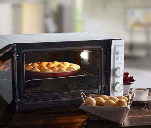 Forno Elétrico de Bancada Sonetto Branco Mueller