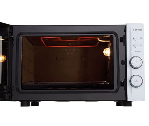 Forno Elétrico de Bancada Sonetto Branco Mueller