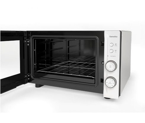 Forno Elétrico de Bancada Sonetto Branco Mueller