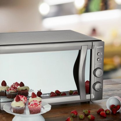 Forno Elétrico de Bancada Sonetto Vidro Espelhado Mueller