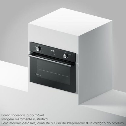 Forno Elétrico de Embutir 50L Preto OE4EH Electrolux