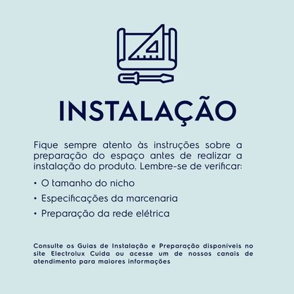 Forno Elétrico de Embutir 50L Preto OE4EH Electrolux