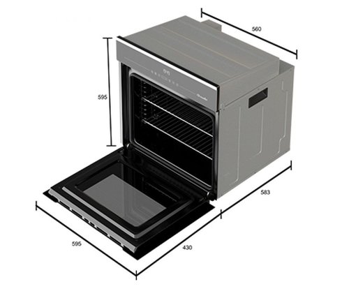 Forno Elétrico de Embutir Espelhado Mueller MFE0268G1