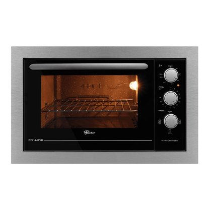 Forno Elétrico New Fit Line Embutir 48L Inox - 34493 Fischer