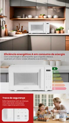 Forno Micro-ondas Branco 32l AMIC02BN-02 16651 Agratto