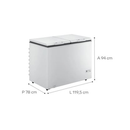 Freezer Horizontal 2 Portas Consul 414 Litros  CHB42EB