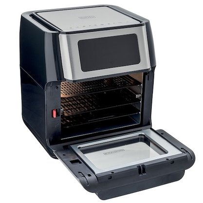 Fritadeira Air Fry Oven 5x1 Gourmand Gris AFO12G-B2 B e Decker
