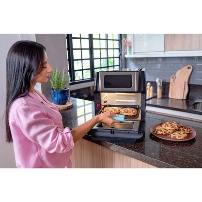 Fritadeira Air Fry Oven 5x1 Gourmand Gris AFO12G-B2 B e Decker