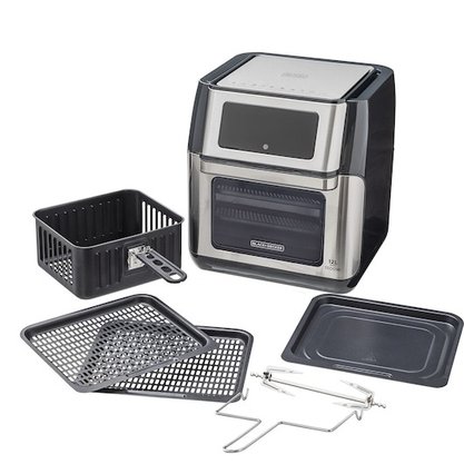 Fritadeira Air Fry Oven 5x1 Gourmand Gris AFO12G-B2 B e Decker