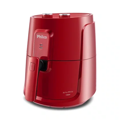Fritadeira Air Fryer Philco Pfr15v Air Flow 4l 1500w Cor Vermelho