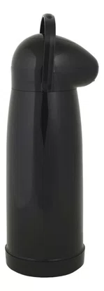 Garrafa Térmica De Pressão Nobile 1,9 Litros Preta