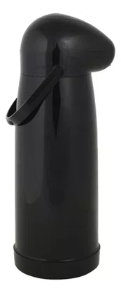 Garrafa Térmica De Pressão Nobile 1,9 Litros Preta