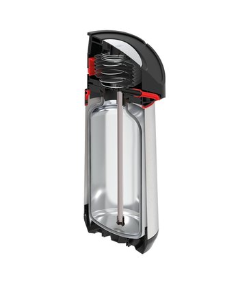 Garrafa Térmica Exata Aço Inox com Ampola de Vidro Tramontina 1,2 Litros 61641/120