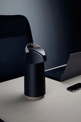 Garrafa Térmica Tramontina Ampola De Vidro Exata 1l Preto