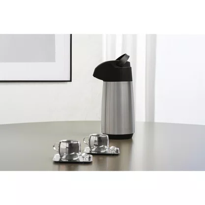 Garrafa Térmica Tramontina Exata em Aço Inox com Ampola de Vidro 1 L