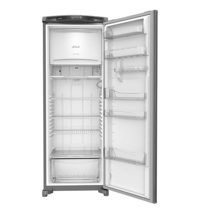 Geladeira Consul Frost Free 342 litros cor Inox com Gavetão Hortifruti CRB39AK