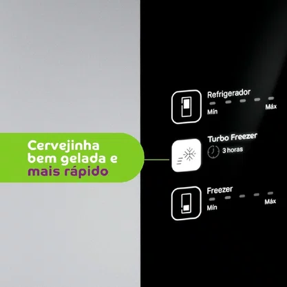 Geladeira Consul Frost Free 397L Freezer Inferior Branca CRE44BB
