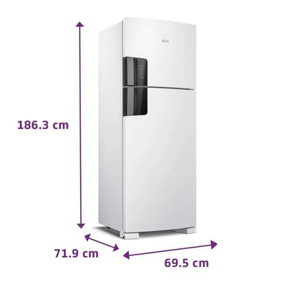 Geladeira Frost Free Duplex Branca com Painel Eletrônico Externo Consul 450 Litros CRM56HBBNA