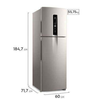 Geladeira Frost Free Inox Electrolux 410 litros IF45S