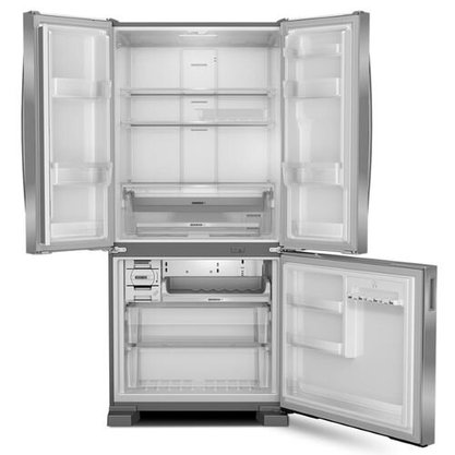 Geladeira Frost Free Inox French Door Brastemp A+++ 554 litros BRO85AK