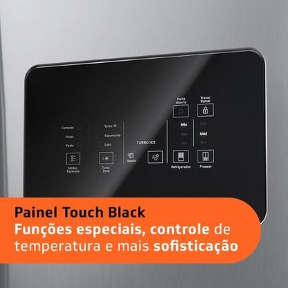 Geladeira Frost Free Inox French Door Brastemp A+++ 554 litros BRO85AK