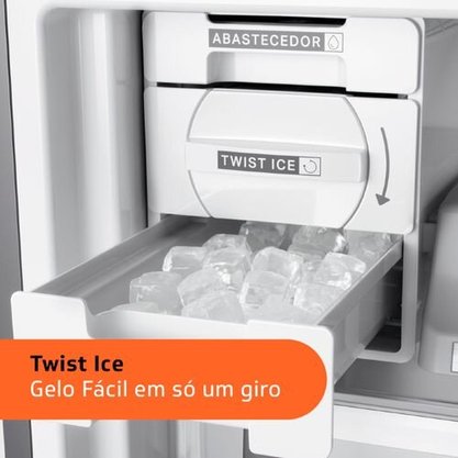 Geladeira Frost Free Inox French Door Brastemp A+++ 554 litros BRO85AK