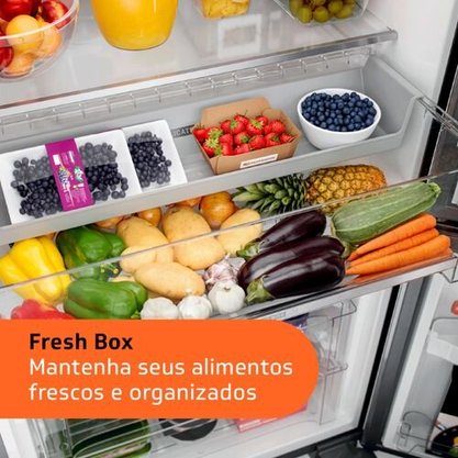 Geladeira Frost Free Inox French Door Brastemp A+++ 554 litros BRO85AK