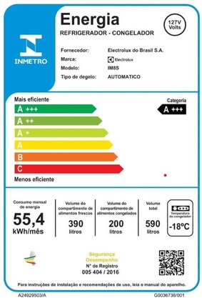 Geladeira Frost Free Multidoor Efficient Electroux 590 litros IM8S