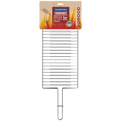 Grelha Churrasco Aço Inox Tramontina 83 x 27,4 cm 26480/001
