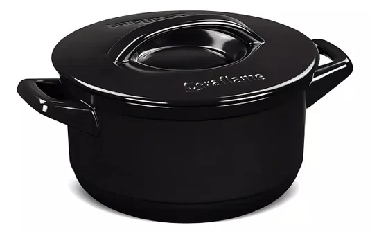 Jogo De Panelas Cerâmica Ceraflame Duo+ Smart 5 Peças Preto
