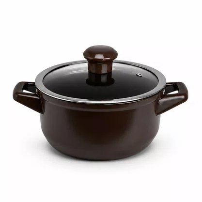 Jogo de Panelas de Cerâmica 5 Peças Duo Smart Chocolate Ceraflame