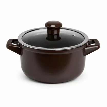 Jogo de Panelas de Cerâmica 5 Peças Duo Smart Chocolate Ceraflame