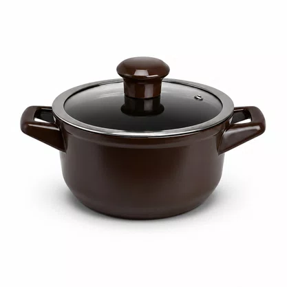 Jogo de Panelas de Cerâmica 5 Peças Duo Smart Chocolate Ceraflame