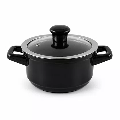 Jogo de Panelas de Cerâmica 5 Peças Duo Smart Preto Ceraflame